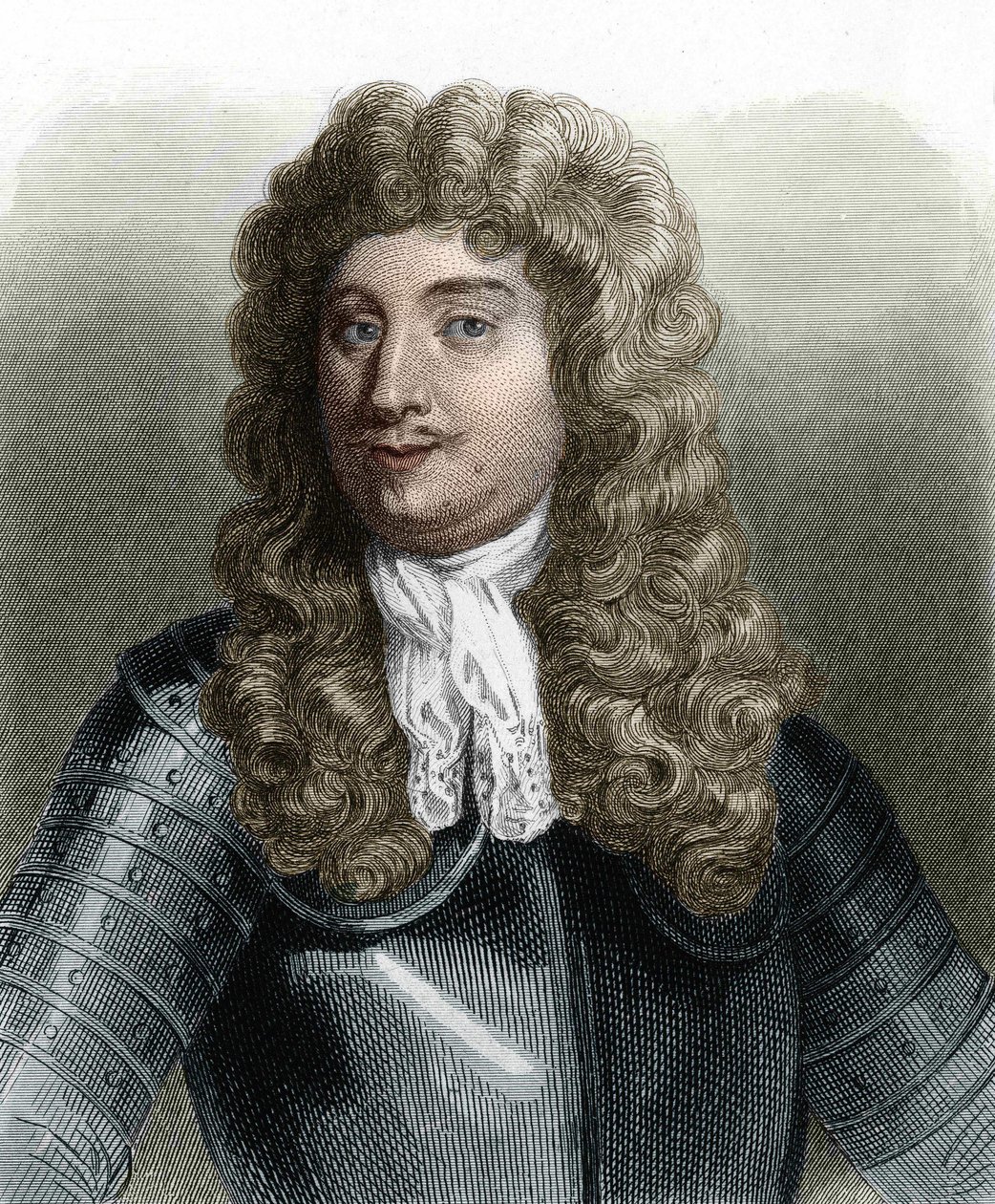 Portrett av Abraham, Marquis Duquesne (1610 - 1688), fransk sjømann - i Histoire des Français av Lavallée, gravering, nd. av Unknown artist