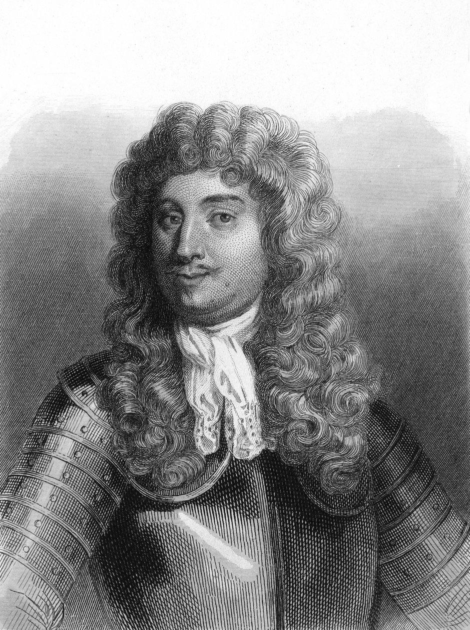 Portrett av Abraham, Marquis Duquesne (1610 - 1688), fransk sjømann - i "Histoire des Français"" av Lavallée, gravering, sd. av Unknown artist
