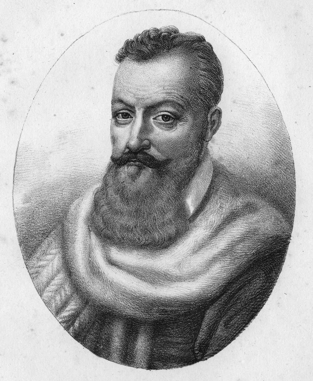 Portrett av Achilles de Harlay, grev av Beaumont Magistrat (1536 til 1619). av Unknown artist