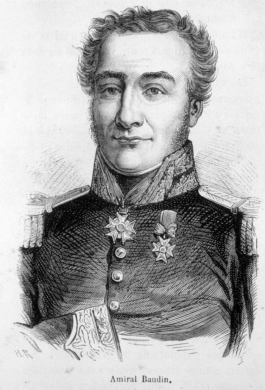 Portrett av admiral Nicolas Baudin (1750-1803), fransk sjømann og oppdagelsesreisende. av Unknown artist