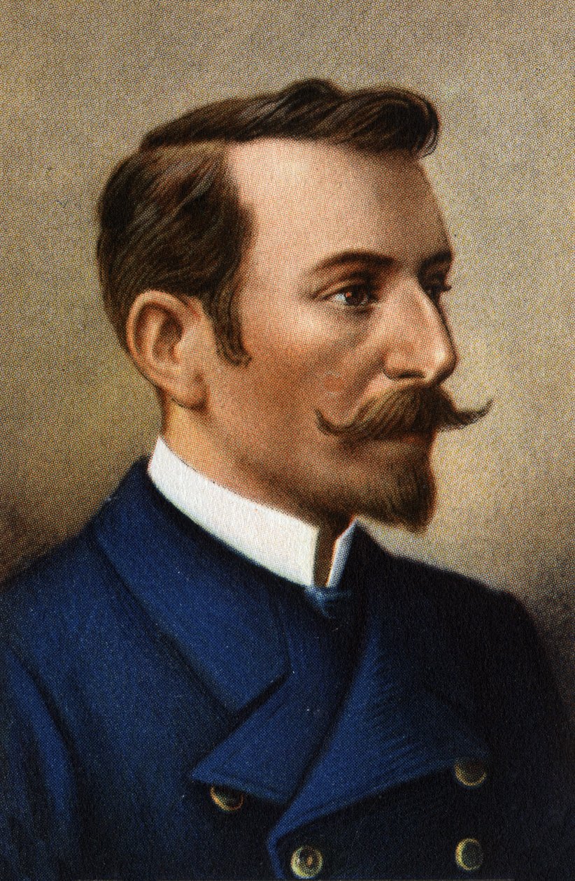 Portrett av Adrien de Gerlache av Unknown Artist