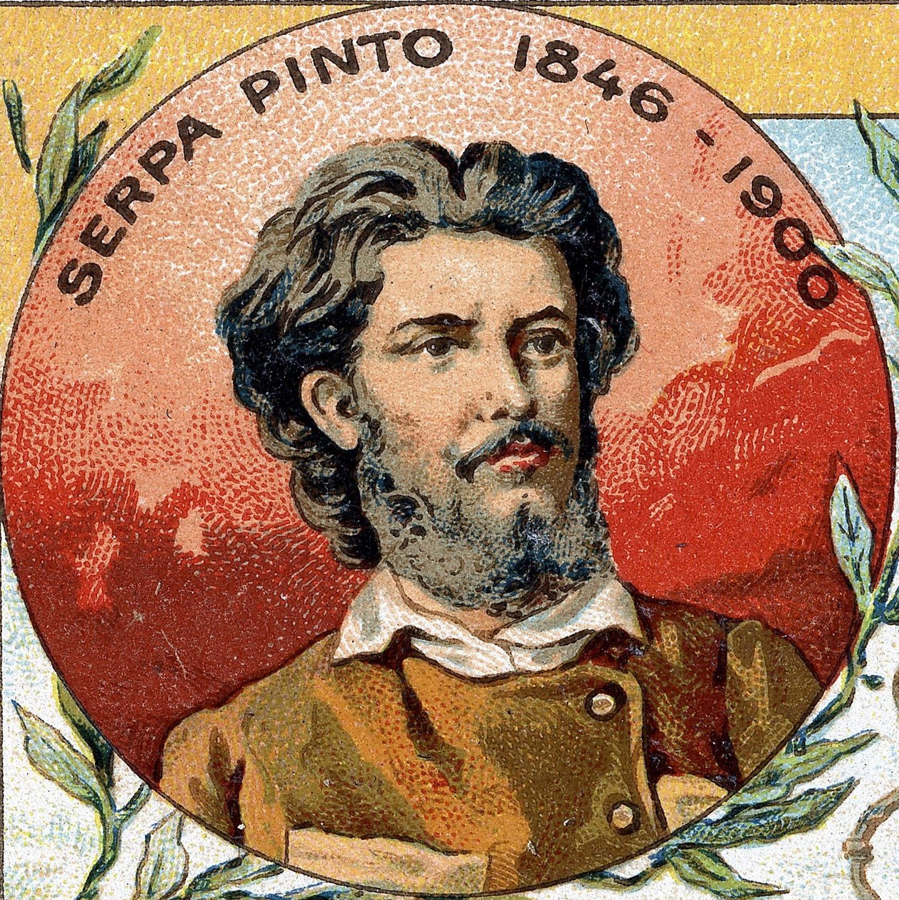 Portrait of Alexander Alberto da Rocha Serpa Pinto. Portuguese Explorer (1846to1900). av Unknown artist