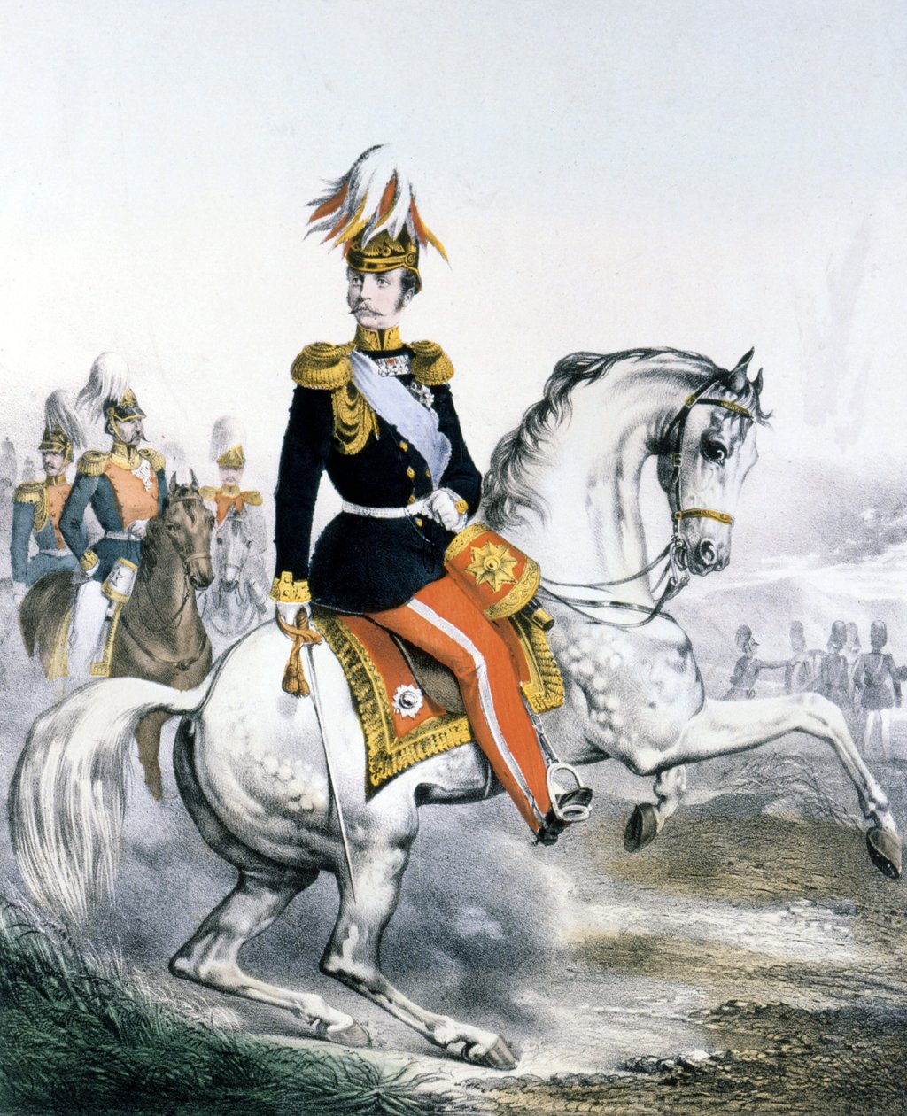 Portrett av Alexander II Nikolayevich (1818 - 1881). av Unknown artist