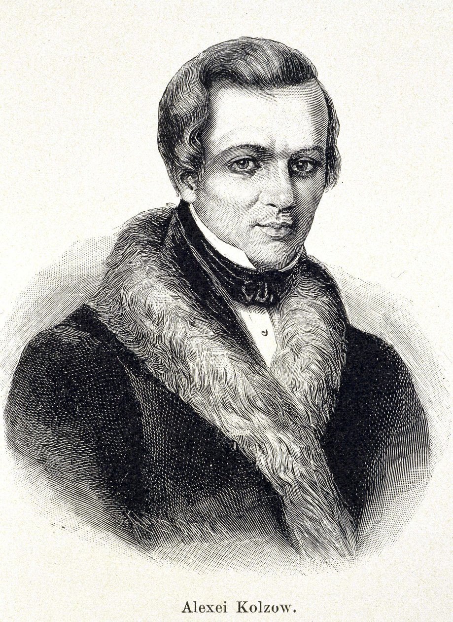 Portrett av Alexei Kolzow av Unknown artist