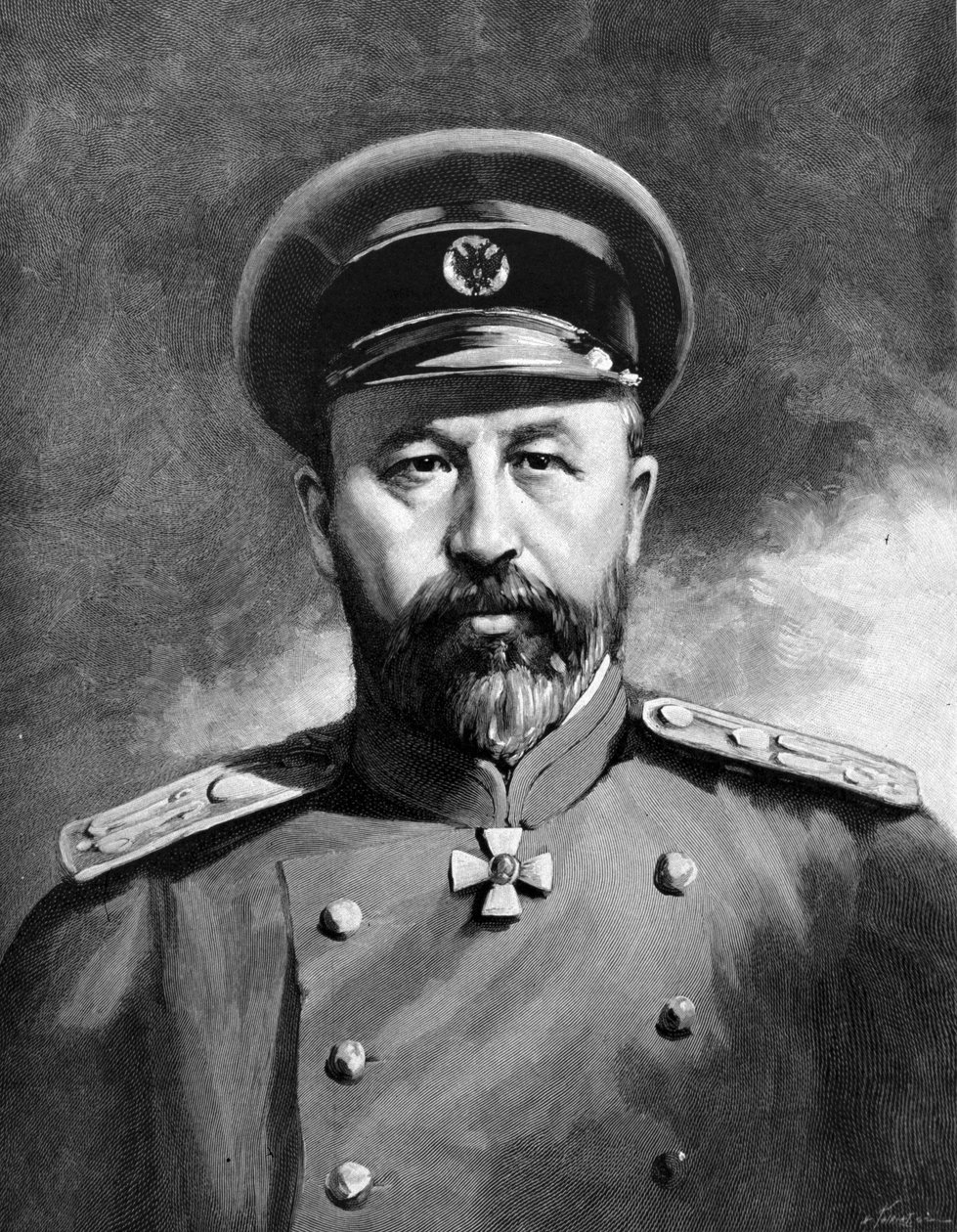 Portrett av Aleksej Nikolajevitsj Kuropatkin (1848–1925), en russisk general som deltok i den russisk-japanske krigen og krigen 1914–1918. av Unknown Artist