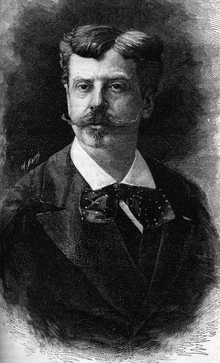 Portrett av Alphonse de Neuville, fransk maler. (1835–1885) av Unknown artist