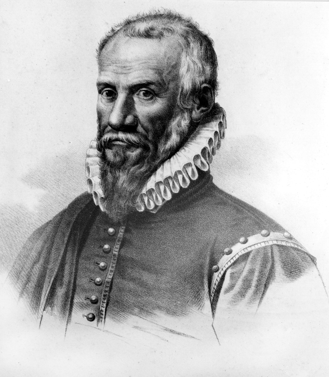 Portrett av Ambroise Paré (1509-1590), fransk kirurg av Unknown artist