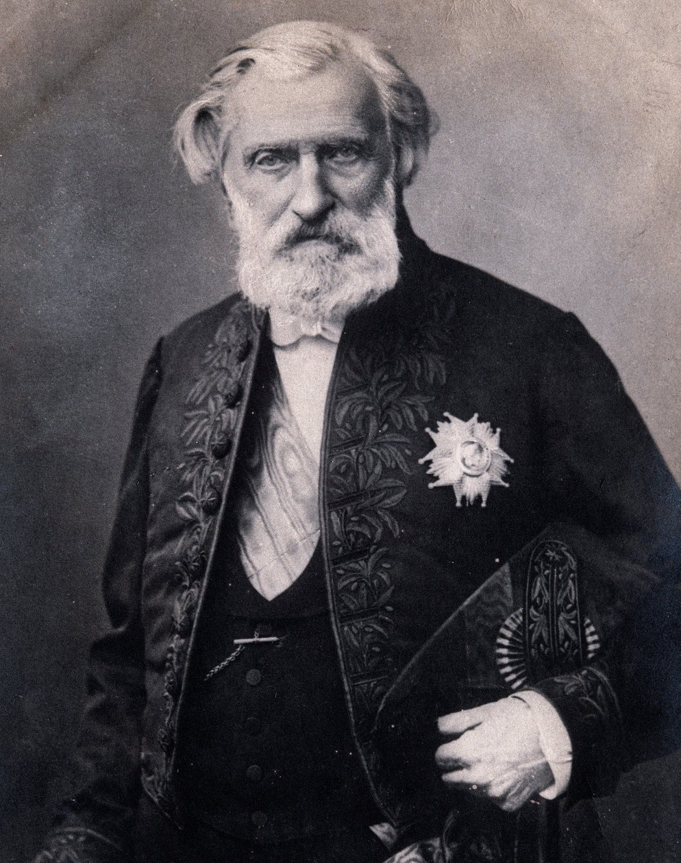 Portrett av Ambroise Thomas (gravering etter bilde) av Unknown artist
