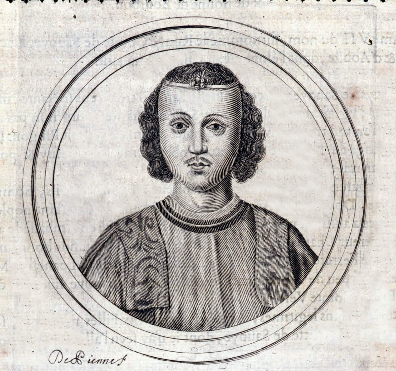 Portrett av Amedee VII av Savoy kjent som The Red Count. av Unknown artist