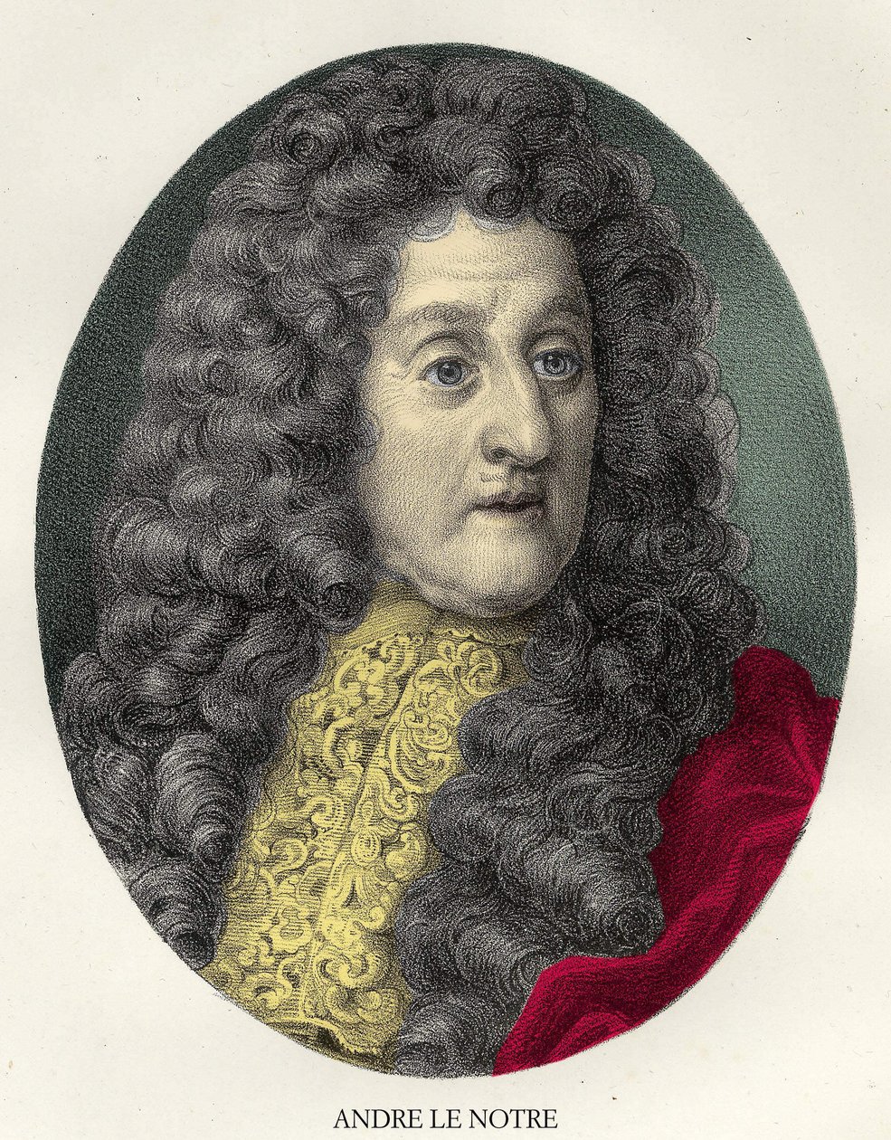 Portrait of André Le Nôtre (Lenotre av Unknown artist