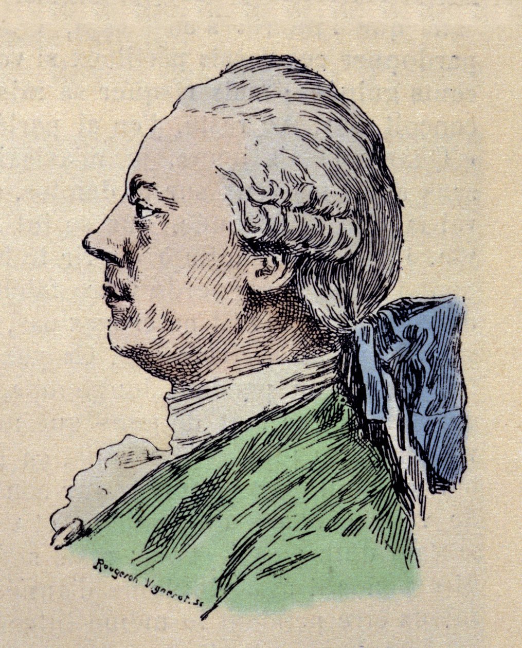 Portrett av Andre Danican (André-Danican) PHILIDOR av Unknown artist