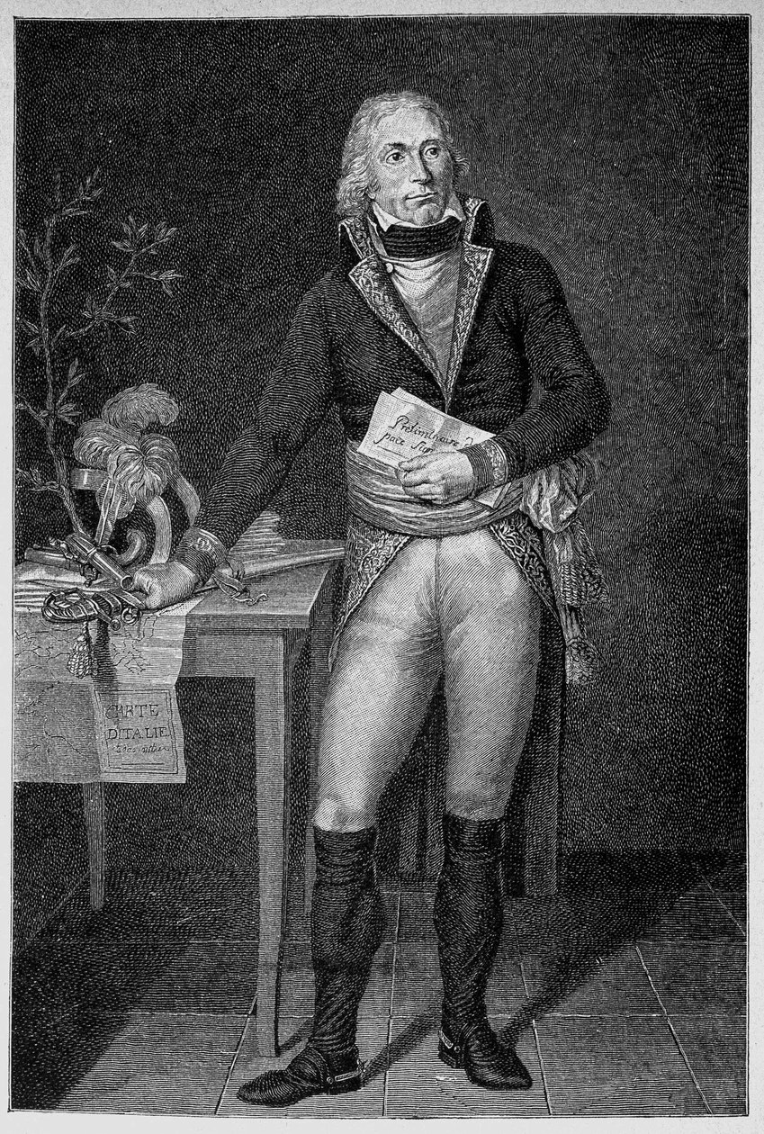 Portrett av Andre Massena (1756-1817), marechal av Frankrike. av Unknown artist