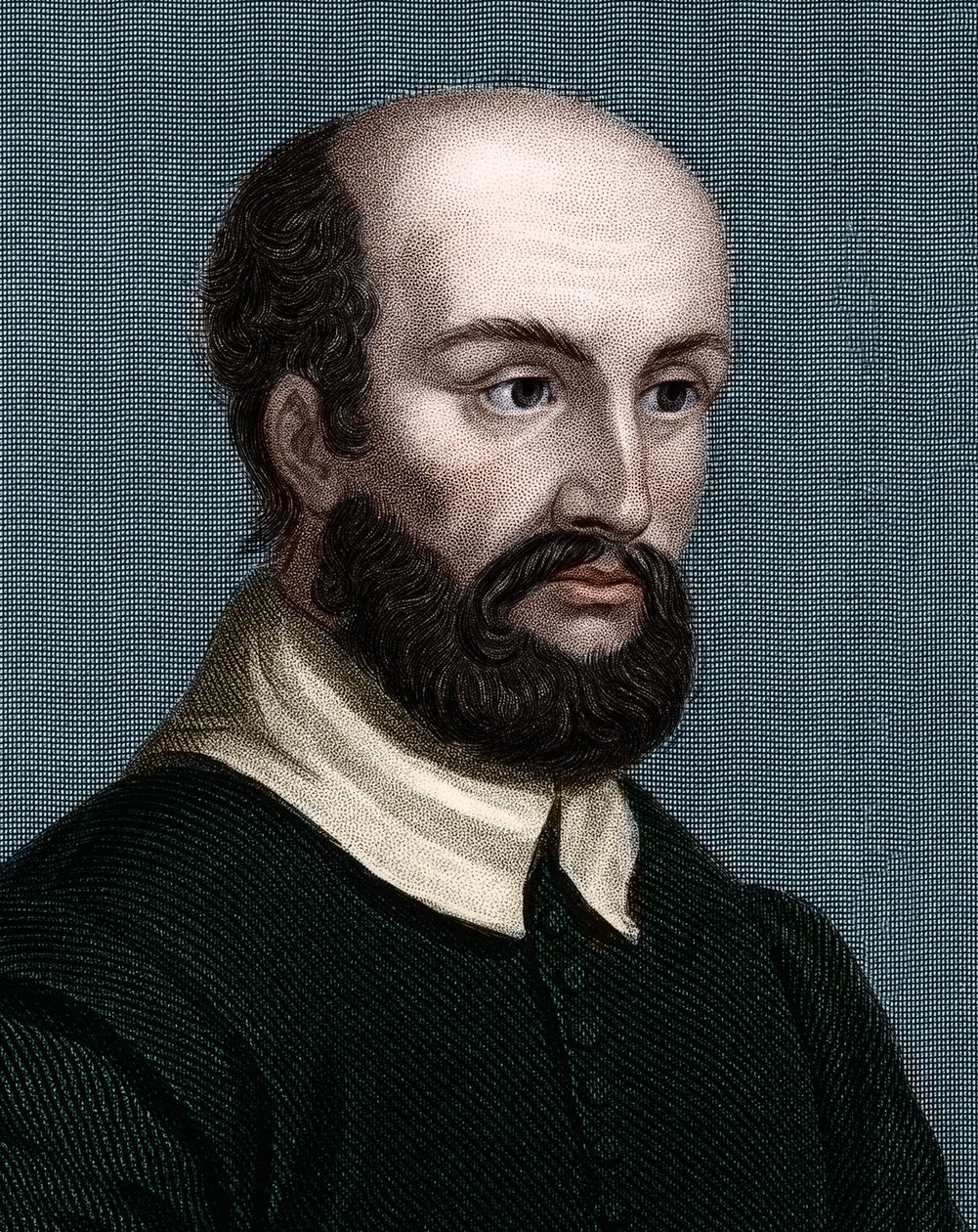 Portrett av Andrea Palladio (1508-1580), italiensk arkitekt. av Unknown artist