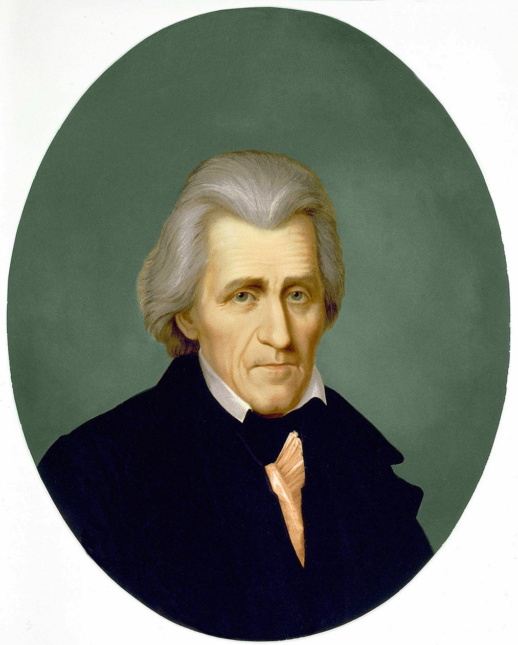 Portrett av Andrew Jackson. 1800-talls gravering. av Unknown artist