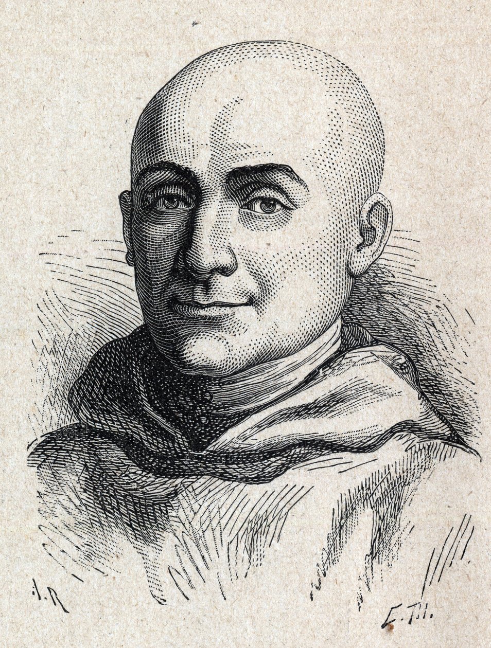 Portrett av Antoine Christophe Gerle (1736-1801) fransk religiøs. av Unknown artist