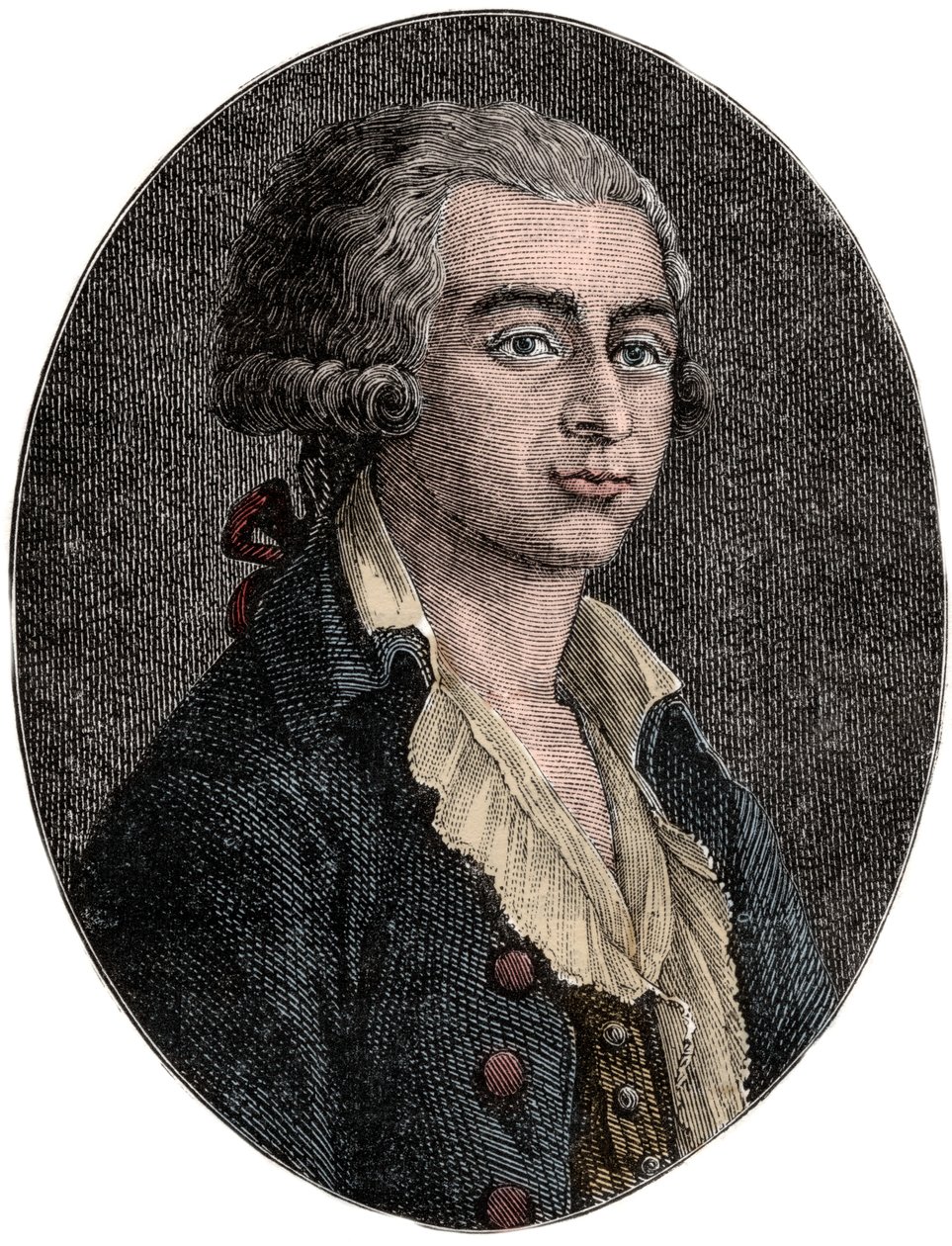Portrett av Antoine Joseph Gorsas (1752-1793) fransk journalist og politiker - Antoine-Joseph Gorsas av Unknown artist