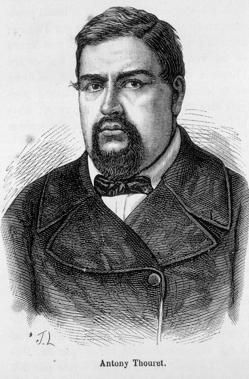 Portrait of Antony Thouret av Unknown artist