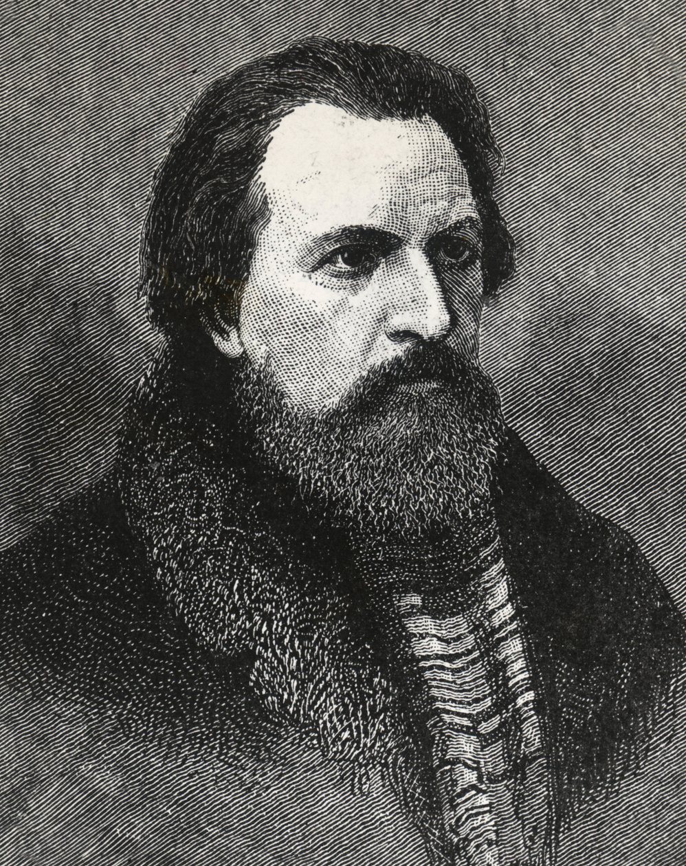 Portrett av Apollo Grigoryev (1822-1865) russisk poet og kritiker -Apollo Grigoriev poet og litteraturkritiker og russisk teatral - av Unknown artist