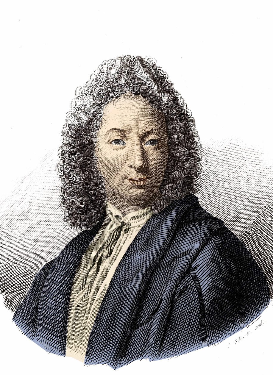 Portrait of Arcangelo Corelli (1653 - 1713) av Unknown artist