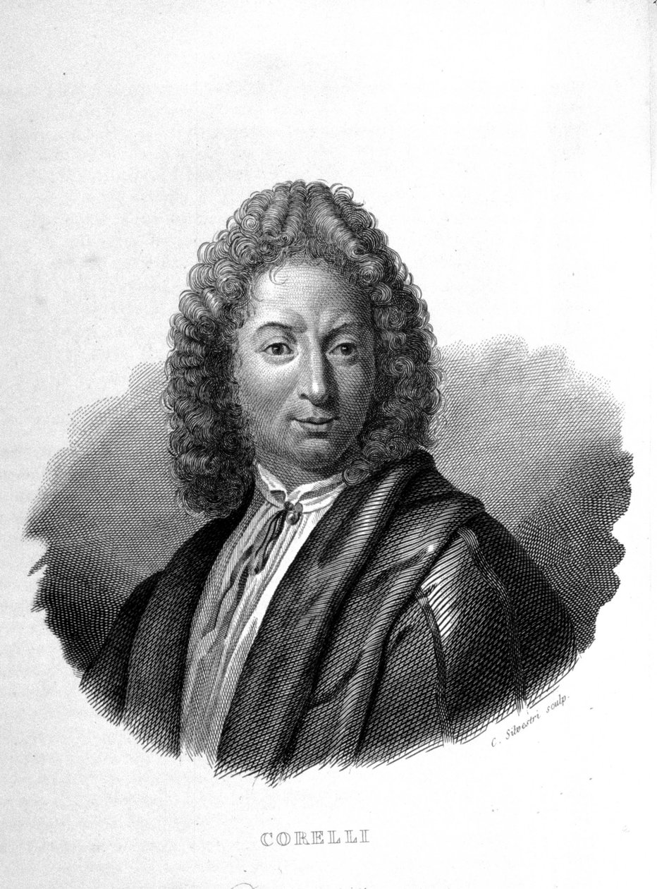 Portrett av Arcangelo Corelli (1653 - 1713) av Unknown artist