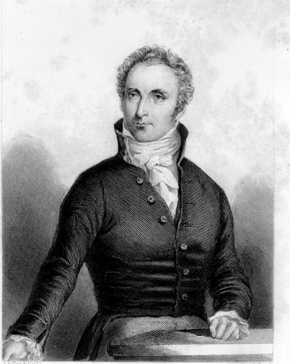 Portrett av Auguste Casimir Perier (1811 - 1876) fransk politiker - gravering - i "L