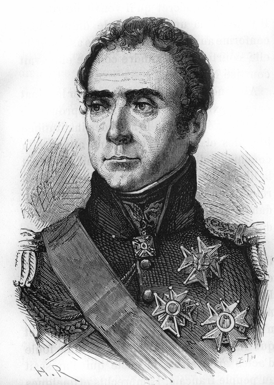 Portrett av Auguste Frederic Louis (Auguste-Frederic-Louis) av Viesse de Marmont (1774-1852), hertugen av Raguse, marechal av Frankrike. av Unknown artist
