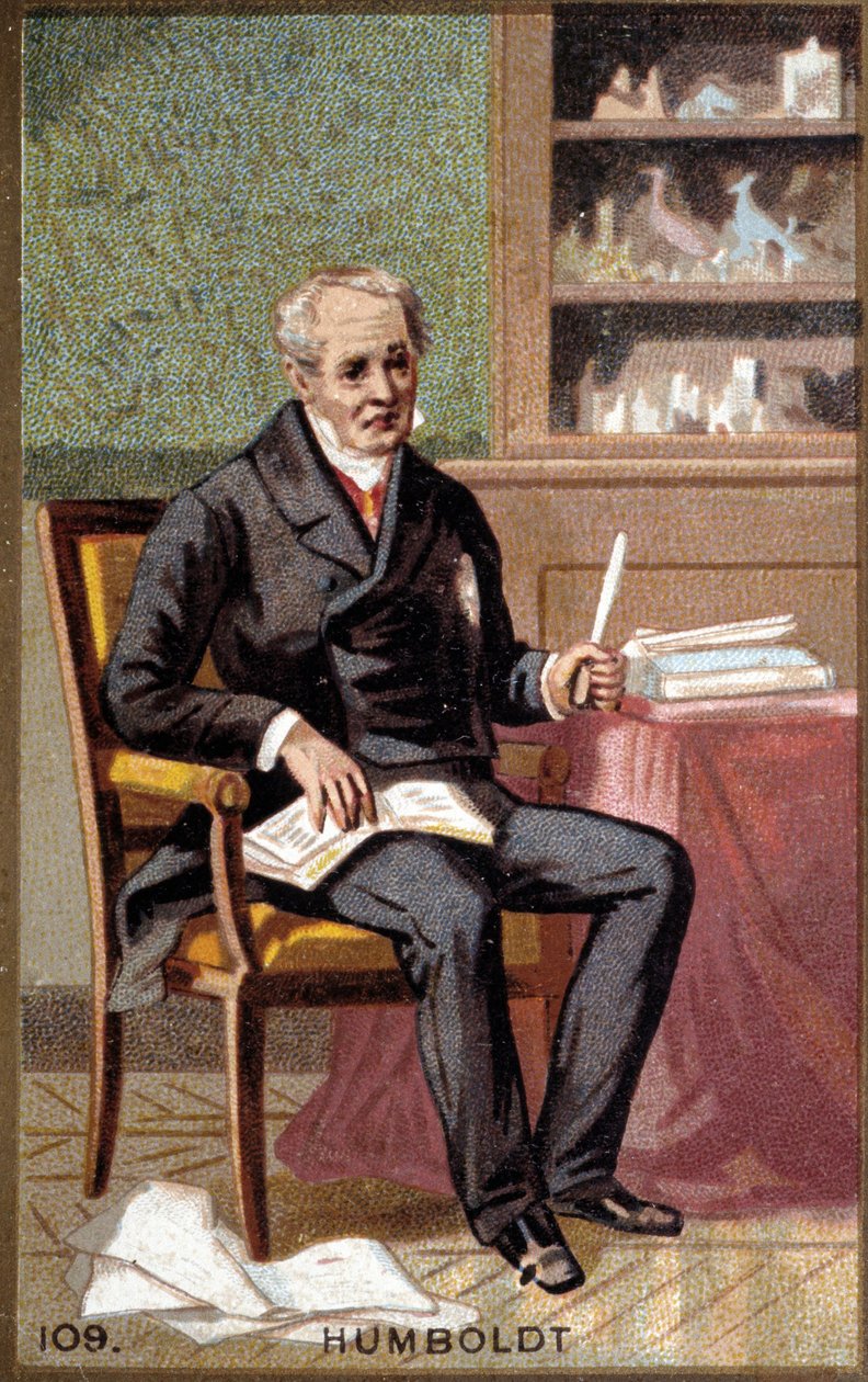 Portrett av baron Alexander Von Humboldt (Alexander av Humboldt av Unknown artist
