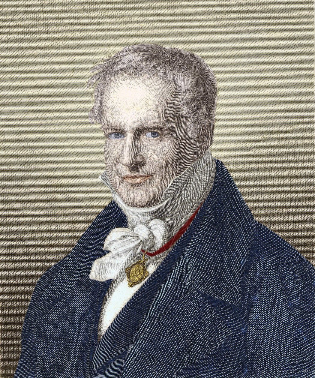 Portrett av baron Alexander Von Humboldt (Alexander av Humboldt av Unknown artist
