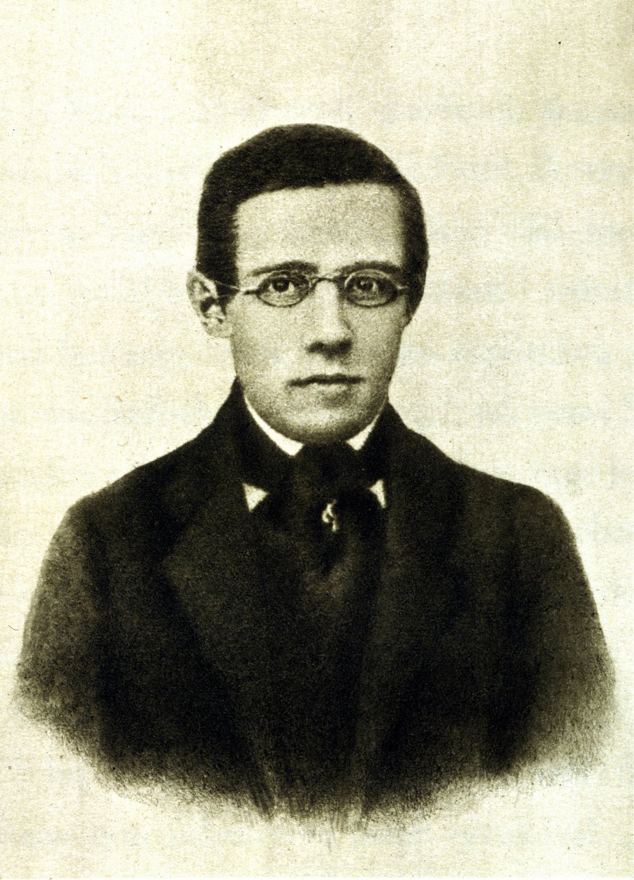 Portrett av Bedrich Smetana (1824-1884), tsjekkisk komponist og pianist av Unknown artist