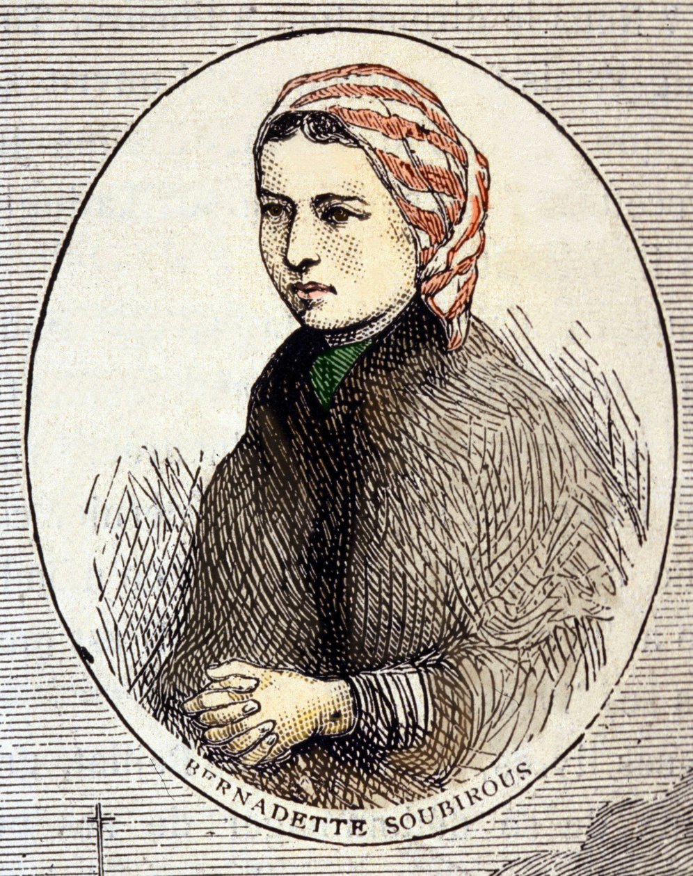 Portrett av Bernadette Soubirous (1844-1879). av Unknown artist