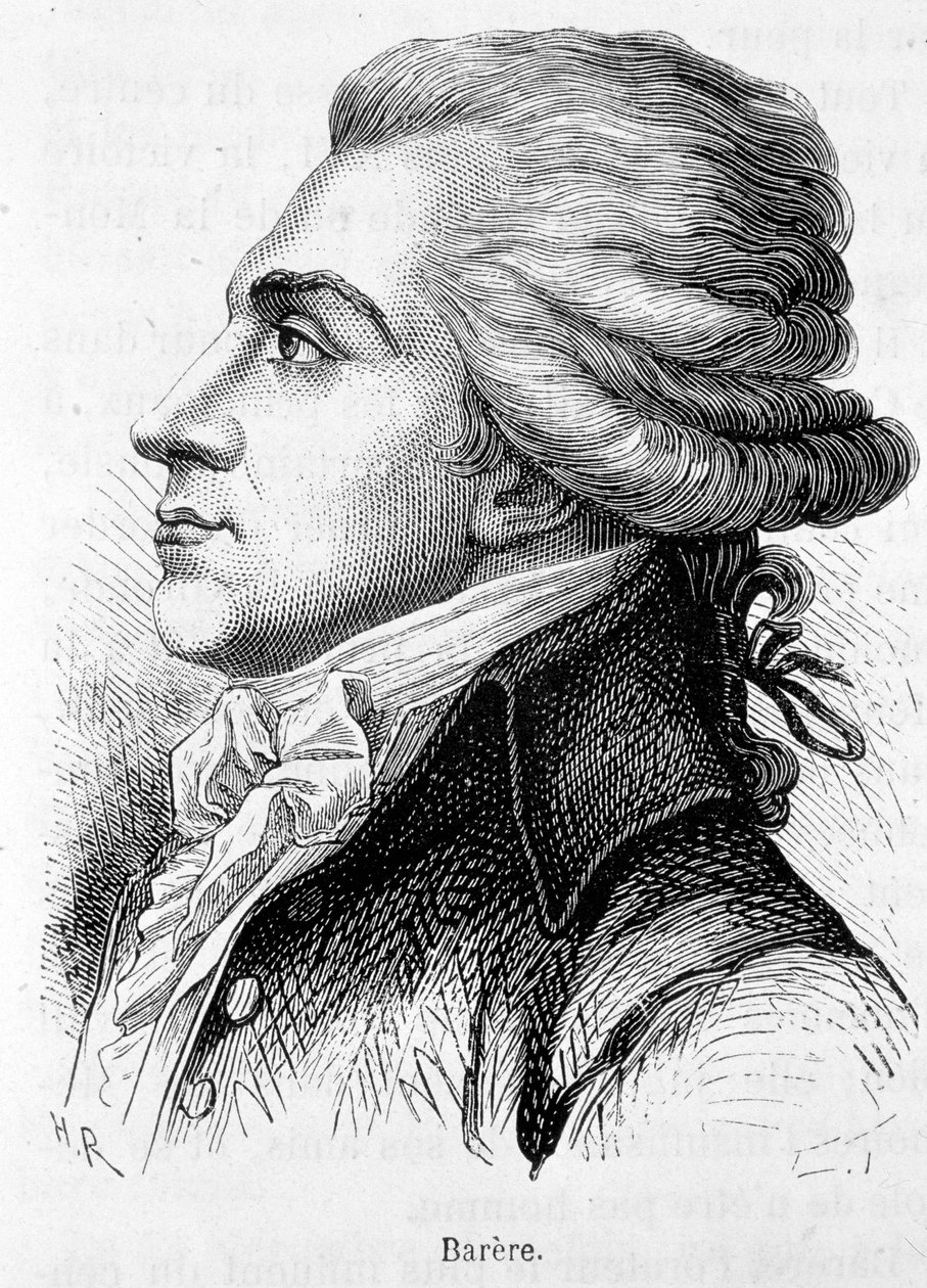 Portrett av Bertrand Barere de Vieuzac (1755-1841), fransk politiker. av Unknown artist