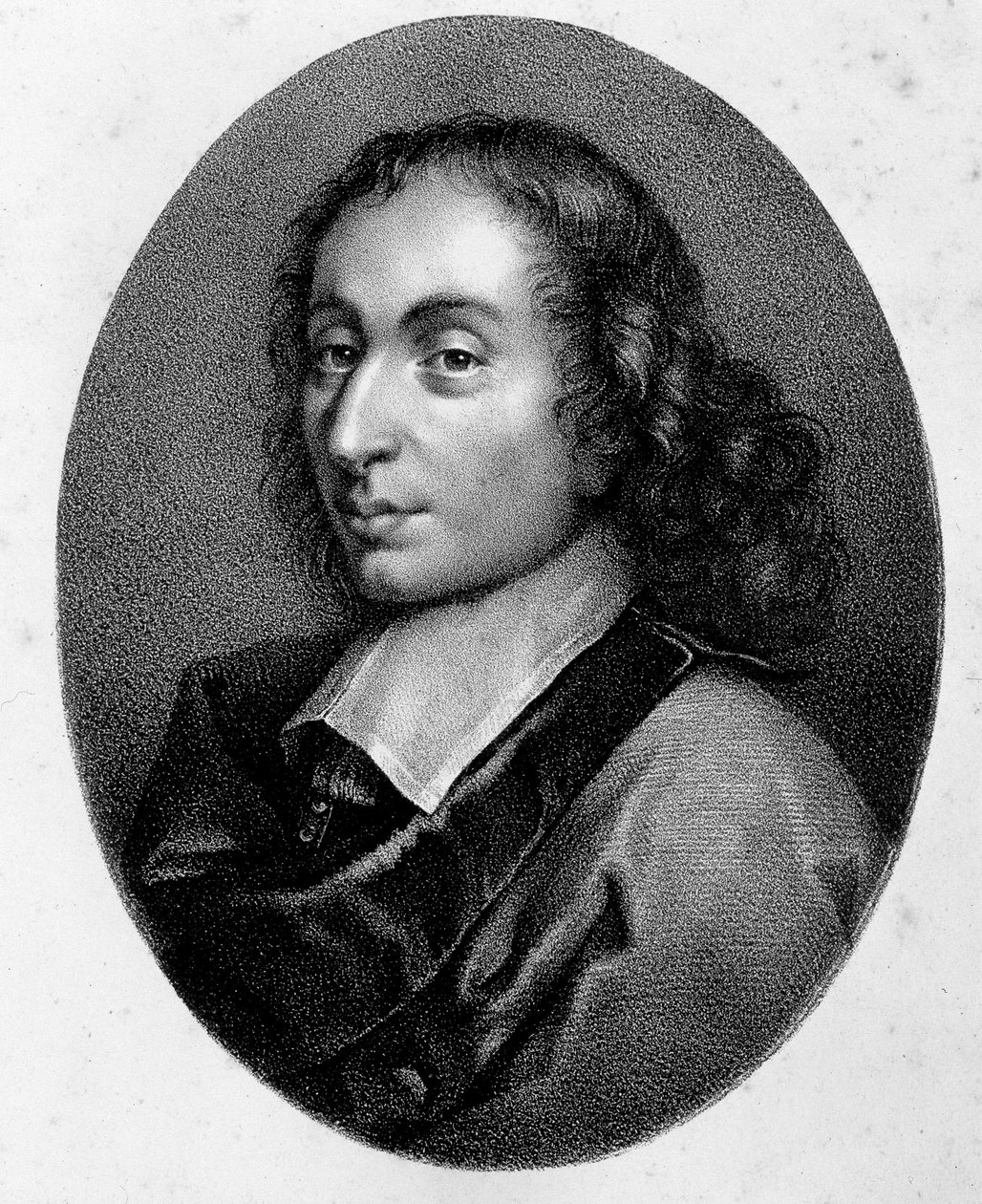 Portrett av Blaise Pascal (1623 - 1662) av Unknown artist