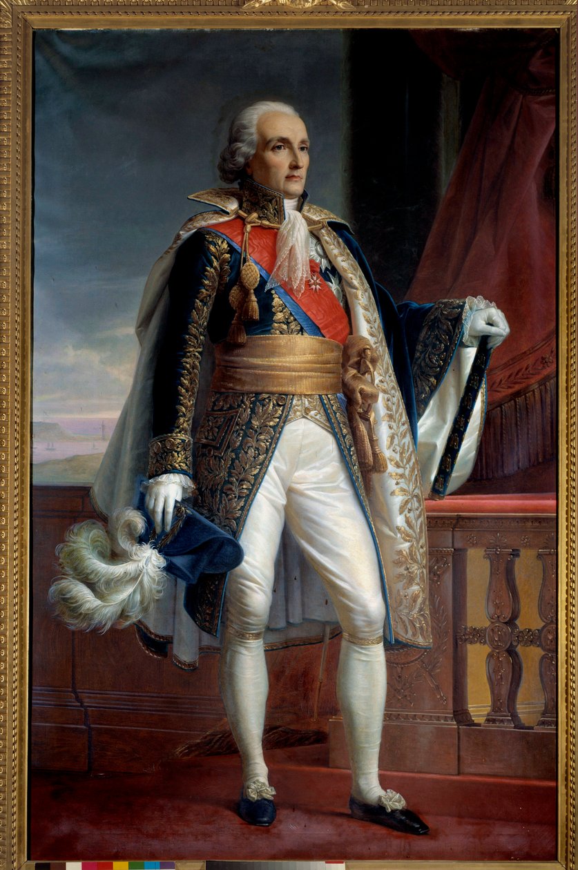 Portrett av Bon Adrien Jannot de Moncey, hertug av Conegliano (1754-1842), Marechal of Empire i 1804, guvernør i Invalides fra 1833 til 1842 Anonymt maleri. 1806 Søn. 2,15x1,33 m Paris, Musee de l