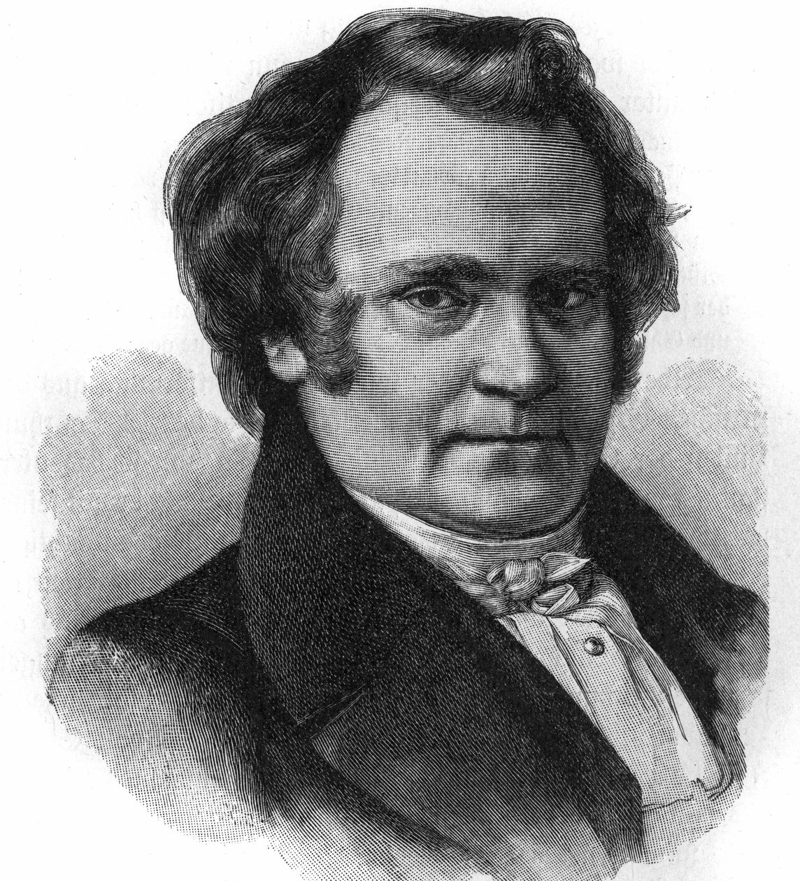 Portrett av Carl (Karl) Leberecht Immermann (1796-1840) tysk poet, romanforfatter og sorenskriver. av Unknown artist