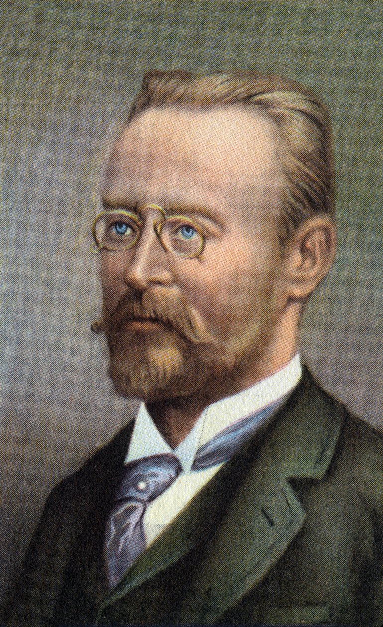 Portrett av Carl Auer, baron von Welsbach, østerriksk kjemiker og industrimann, av Unknown Artist