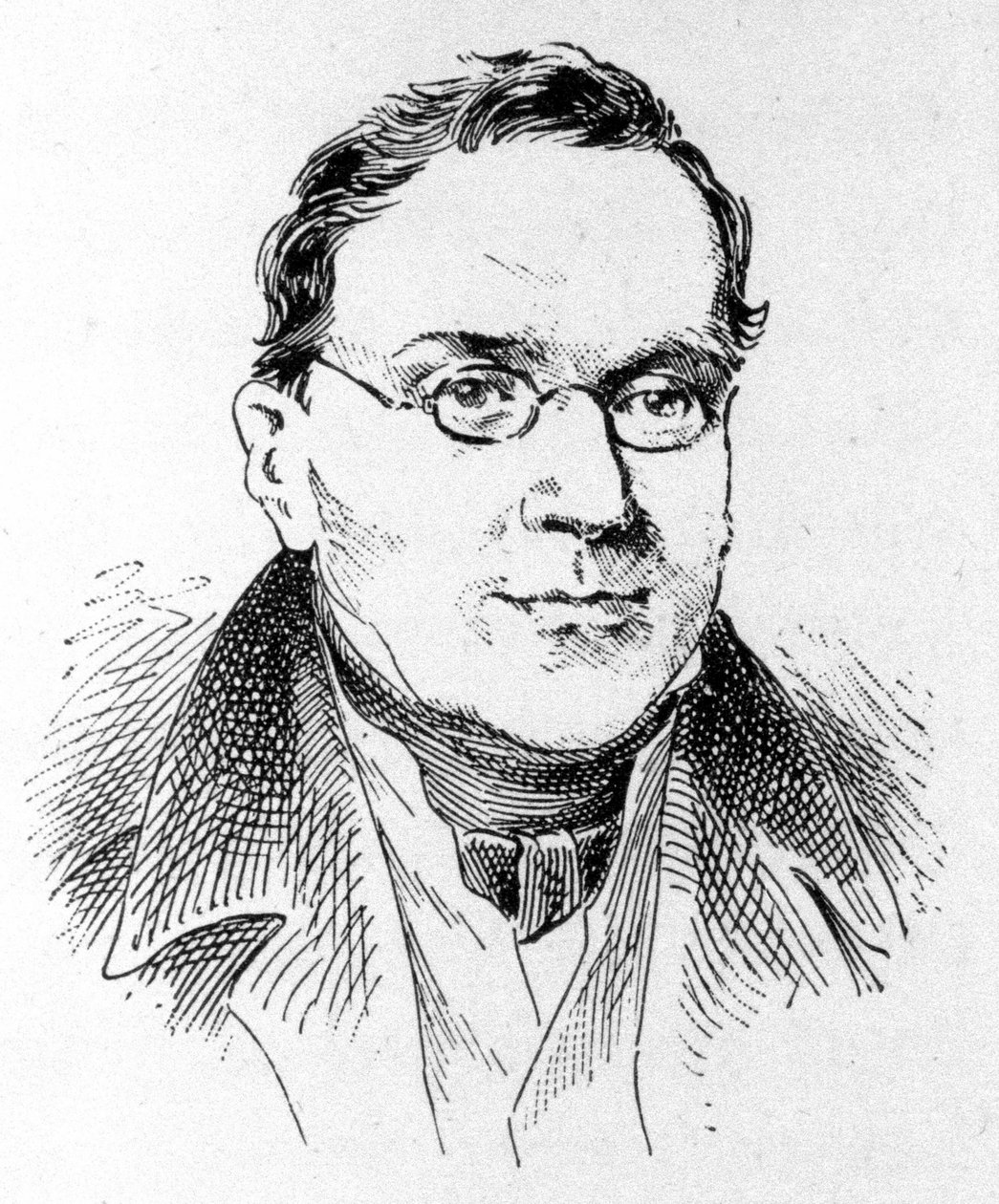 Portrett av Carl Czerny (1791 - 1857). Wienerpianist og komponist. av Unknown artist