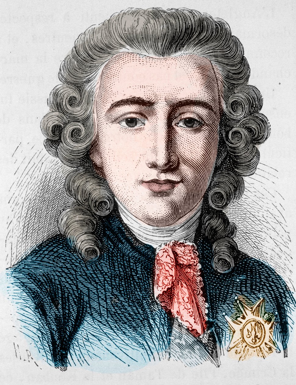Portrett av Charles Alexandre de Calonne, fransk politiker (1734 -1802) - i "" L