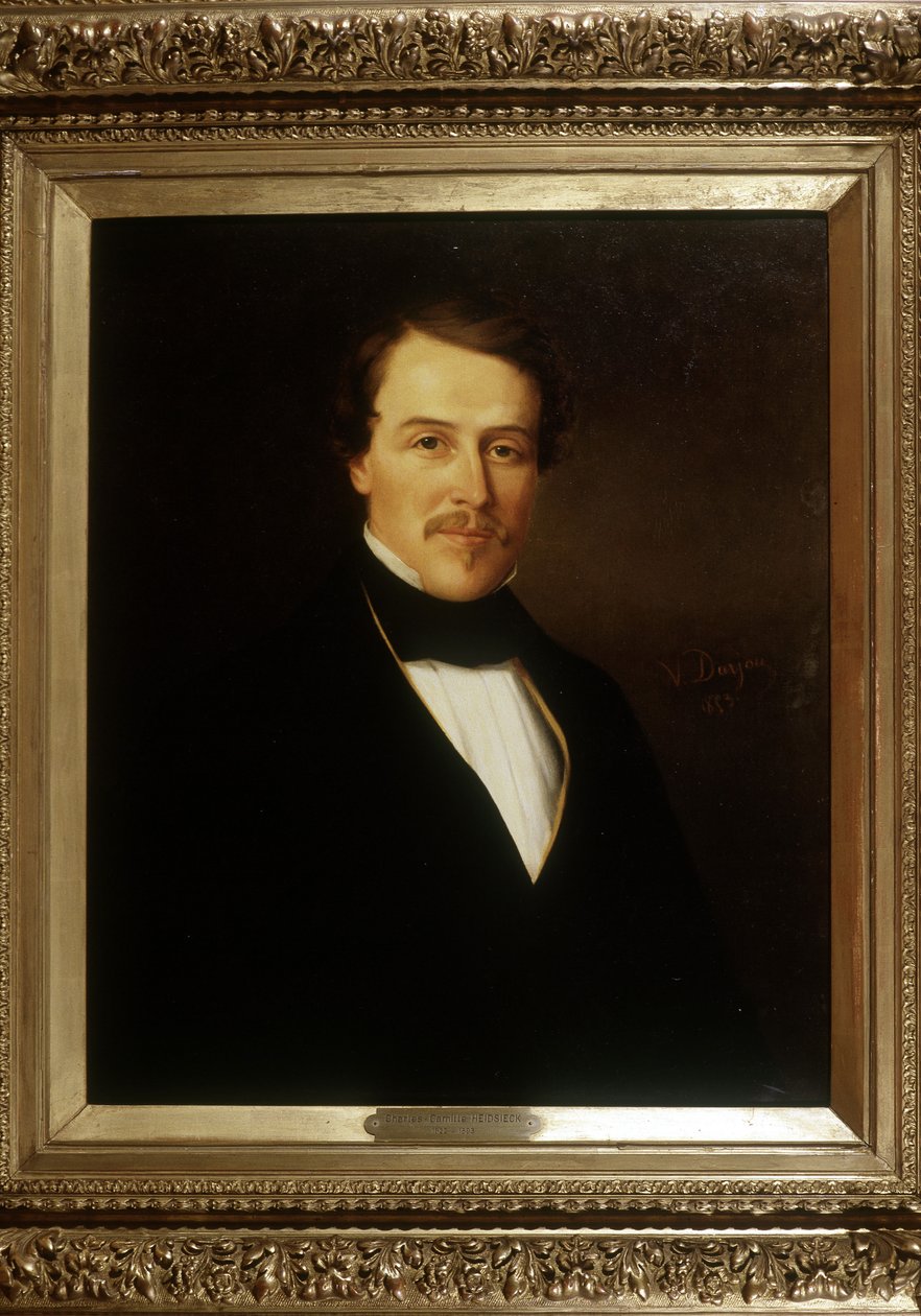 Portrett av Charles Camille Heidsieck (1822 - 1893). av Unknown artist