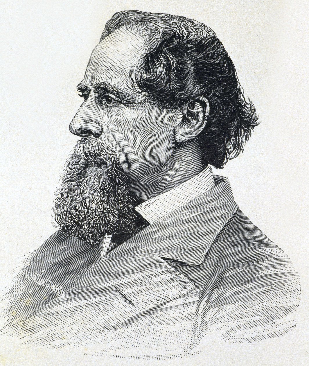 Portrett av Charles Dickens av Unknown artist
