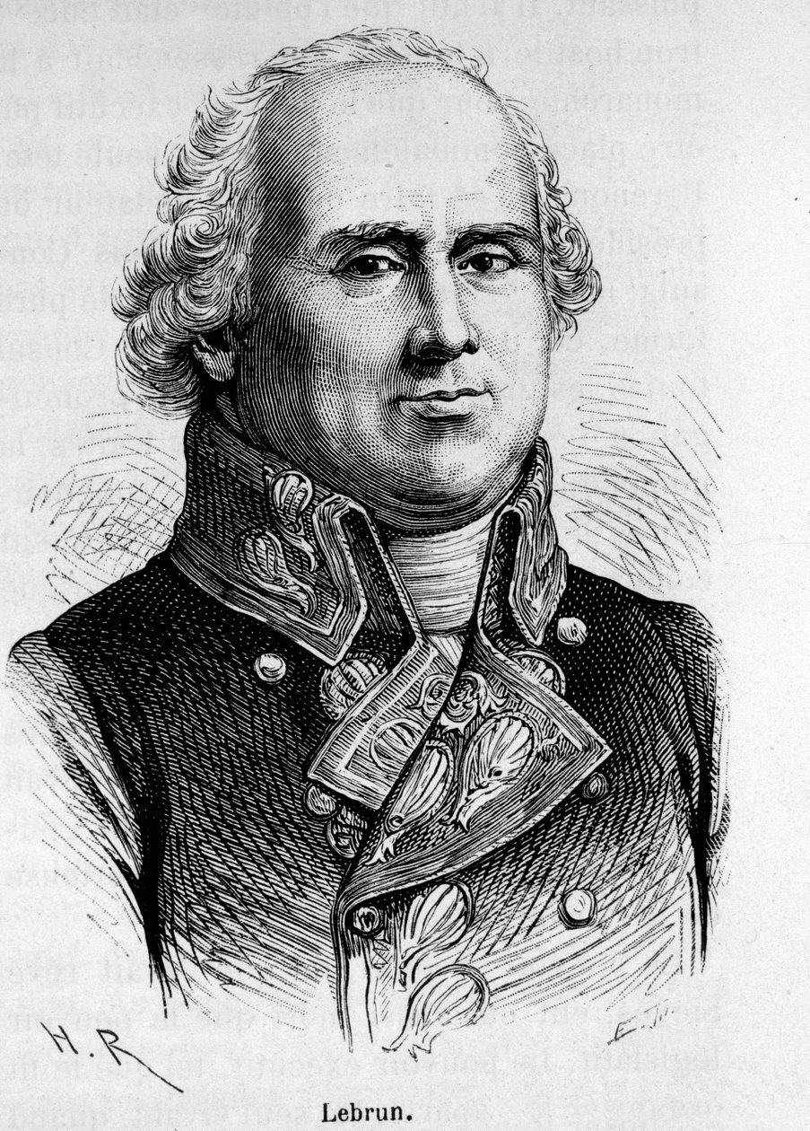 Portrett av Charles Francois Lebrun (1739-1824), fransk politiker. av Unknown artist