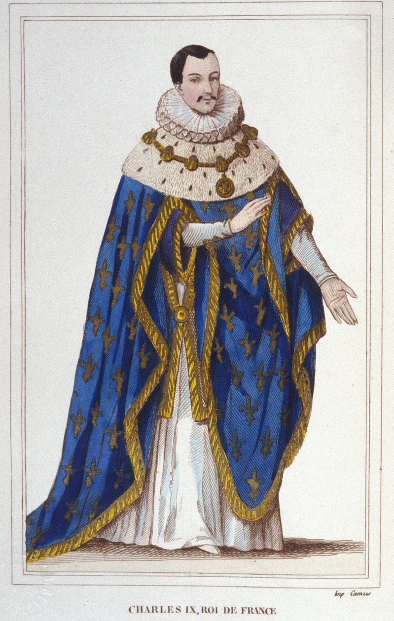 Portrett av Charles IX (1550 - 1574), konge av Frankrike. av Unknown artist