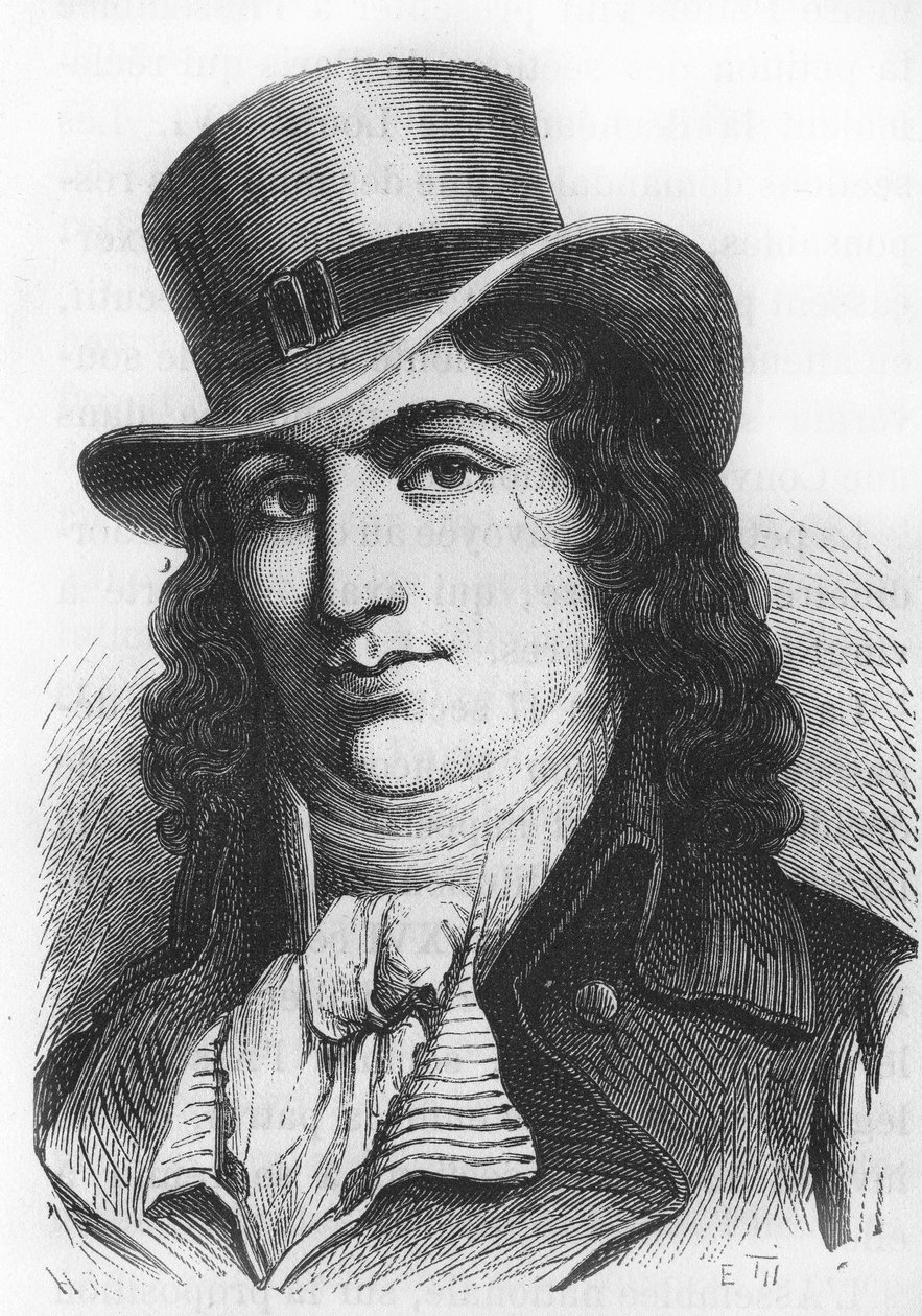 Portrett av Charles Jean Marie Barbaroux (1767-1794), fransk politiker. av Unknown artist