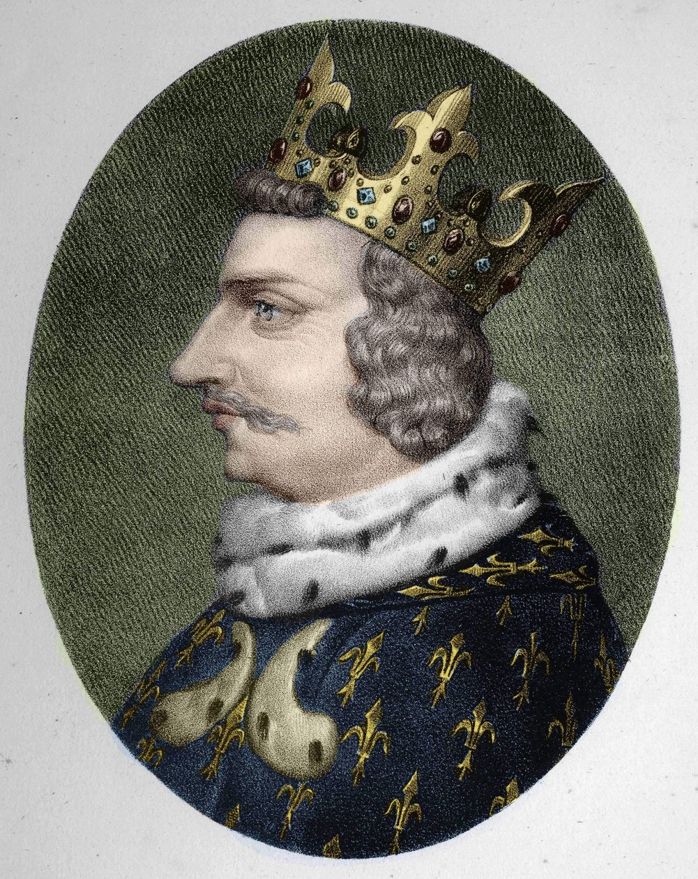 Portrett av Karl V den vise (1338 - 1380), konge av Frankrike av Unknown artist