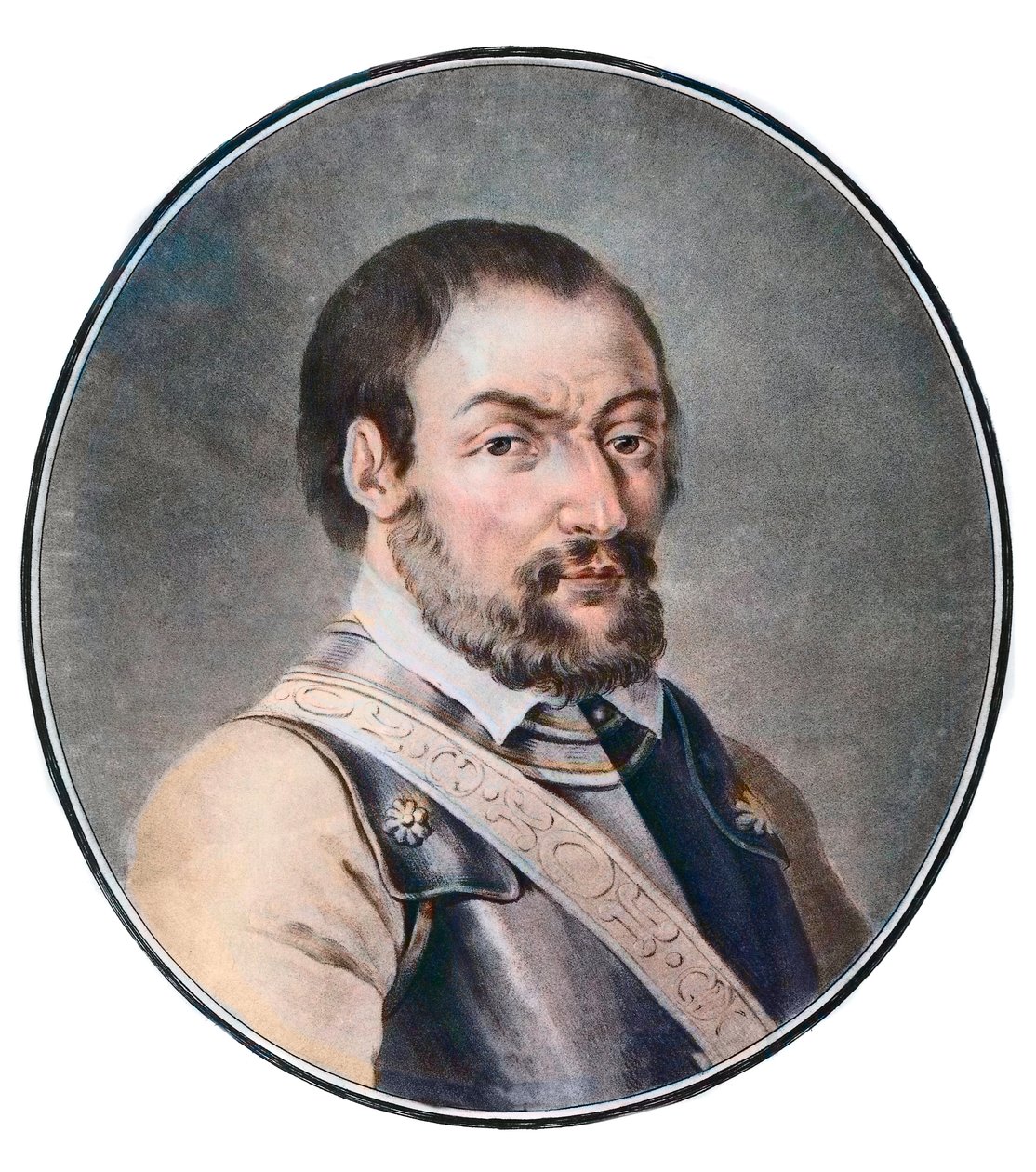 Portrett av Chevalier de Bayard (Pierre Terrail, seigneur av Bayard) (1475-1524), fransk soldat. av Unknown artist