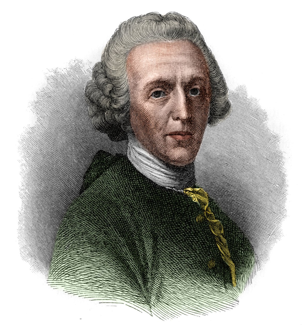 Portrett av Christian Furchtegott Gellert av Unknown artist