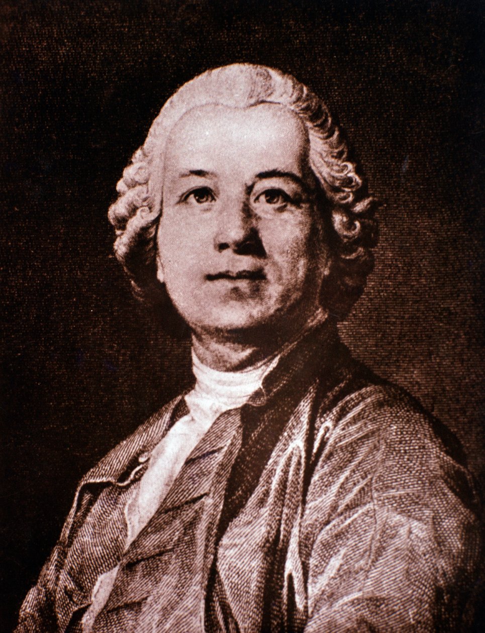 Portrett av Christoph Gluck (gravering) av Unknown artist