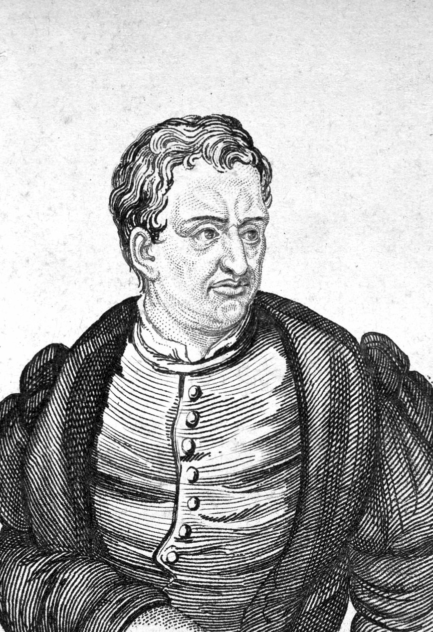 Portrett av Christopher Columbus. av Unknown artist