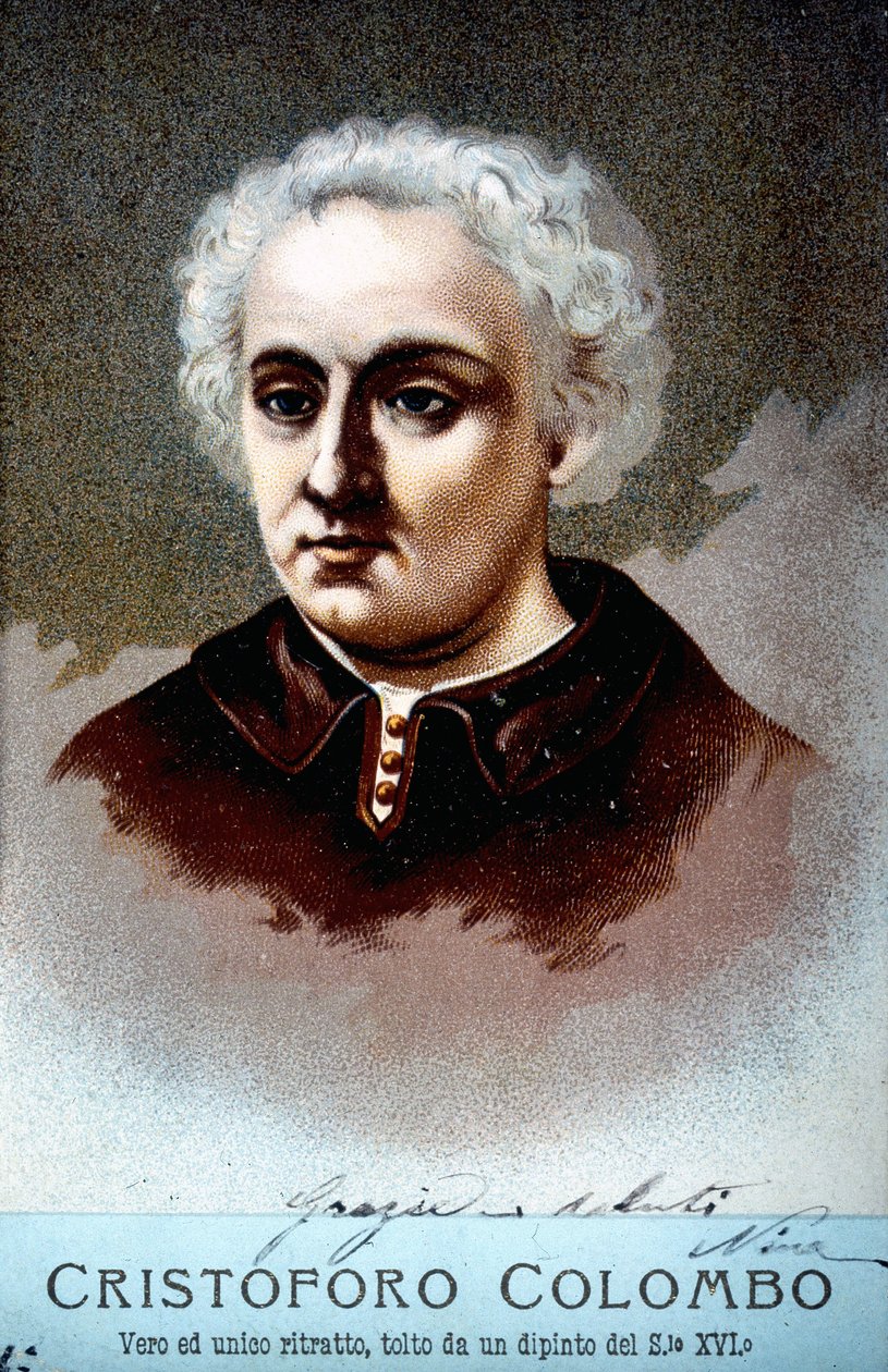 Portrett av Christopher Columbus av Unknown artist