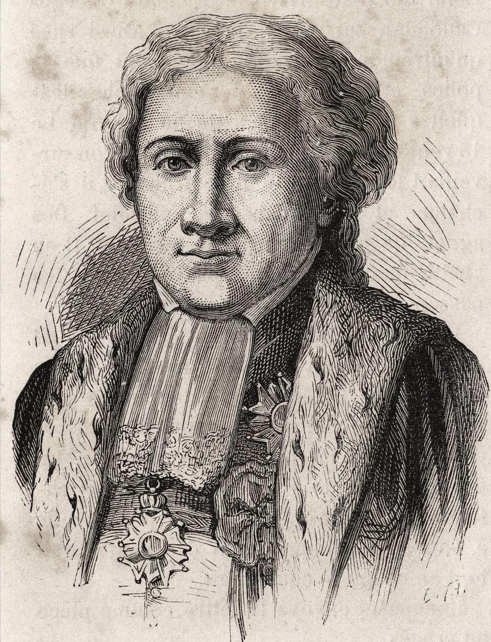 Portrett av Claude - Ambroise Régnier, hertug av Massa, advokat, stordommer, justisminister (1746-1814) av Unknown artist