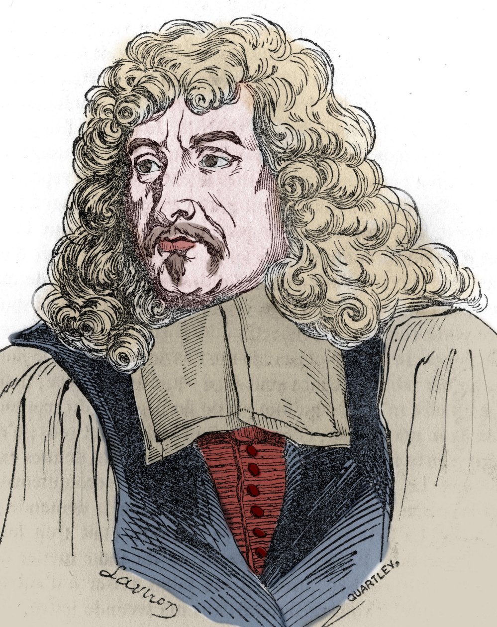Portrett av Claude Ballin (1615-1678) gullhode av Ludvig XIVs regne. av Unknown artist